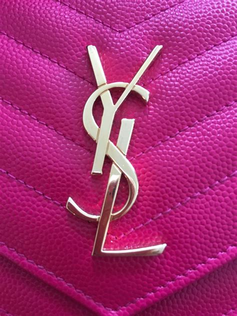 ysl pink wallet.